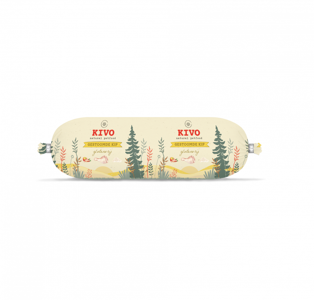 Kivo gestoomde kip 600gr