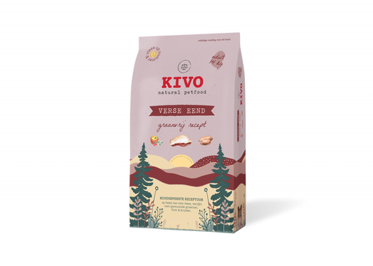 Kivo verse eend graanvrij 14kg