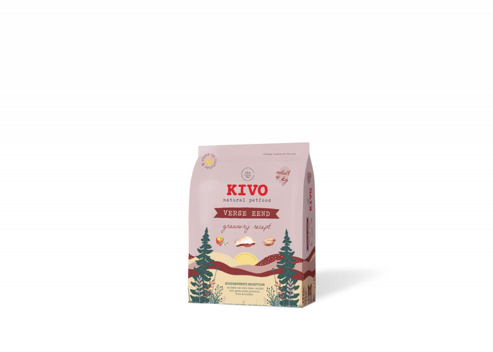 Kivo verse eend graanvrij 4kg