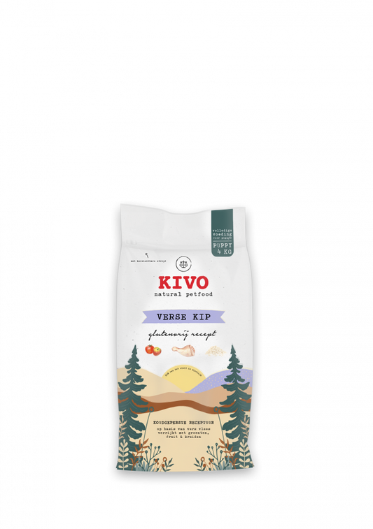 Kivo verse kip puppy glutenvrij 4kg