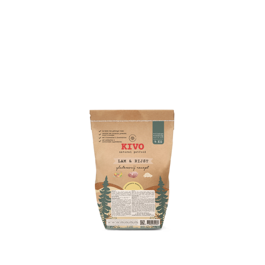 Kivo lam&rijst glutenvrij 4kg