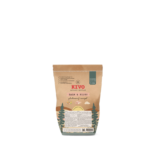 Kivo zalm&rijst glutenvrij 4kg