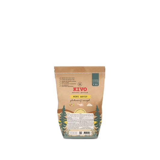 Kivo kip&rijst (mini adult) glutenvrij 4kg