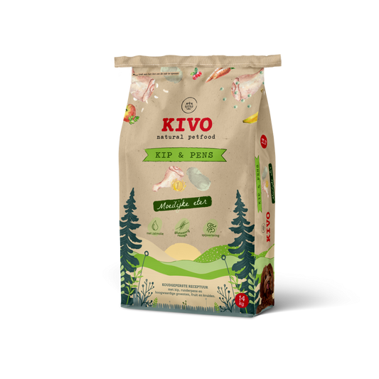 Kivo kip&pens glutenvrij 14kg