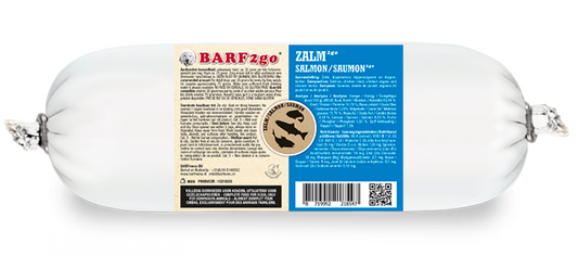 Barf2go hond zalm 900gr
