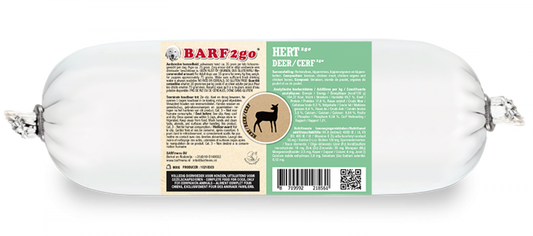Barf2go hond hert 900gr