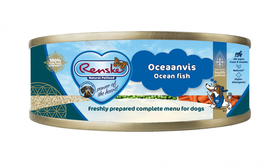 Renske vers vlees maaltijd hond oceaanvis 95gr