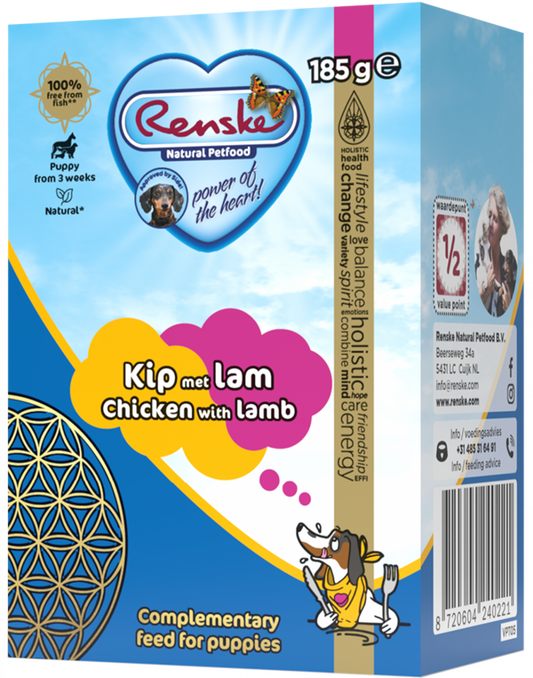 Renske vers kip met lam (puppy) - tetra 185gr