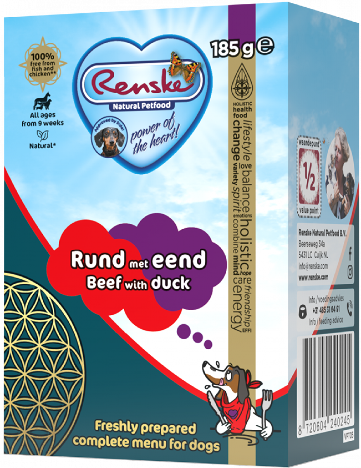 Renske vers rund met eend - tetra 185gr