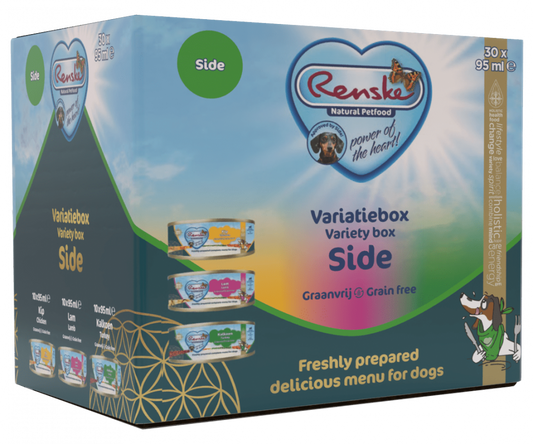 Renske vers hond variatiebox Side graanvrij 30x95gr