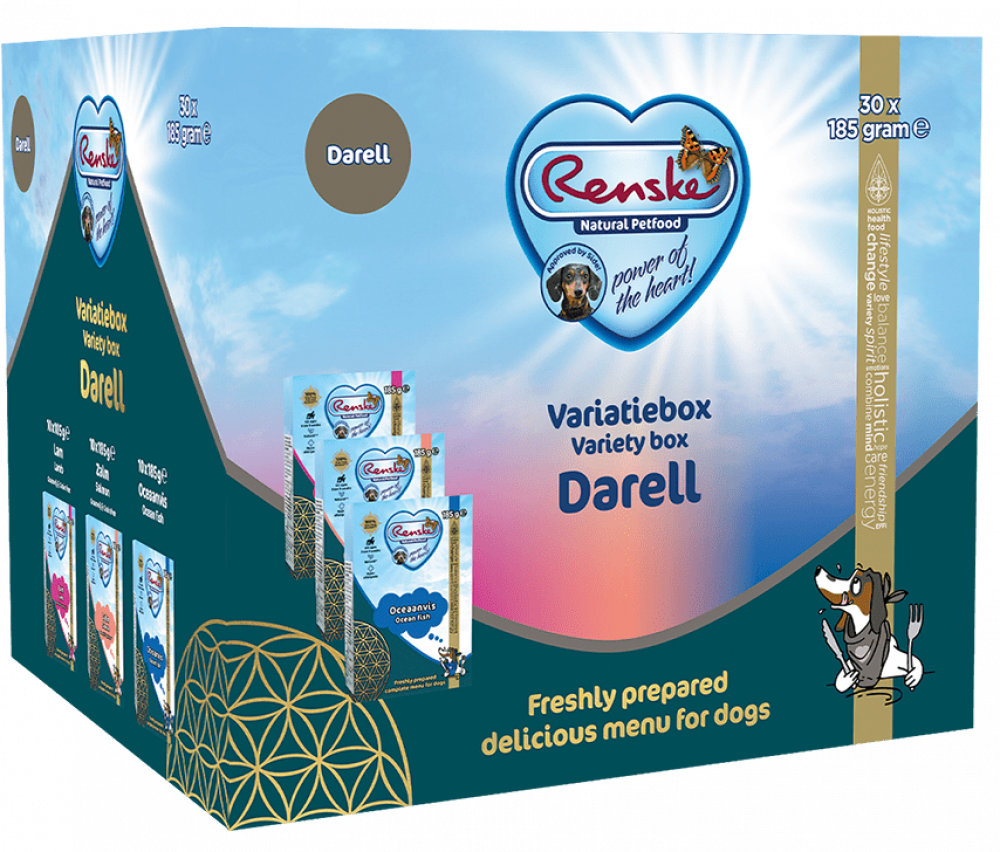 Renske vers hond variatiebox Darell 30x185gr