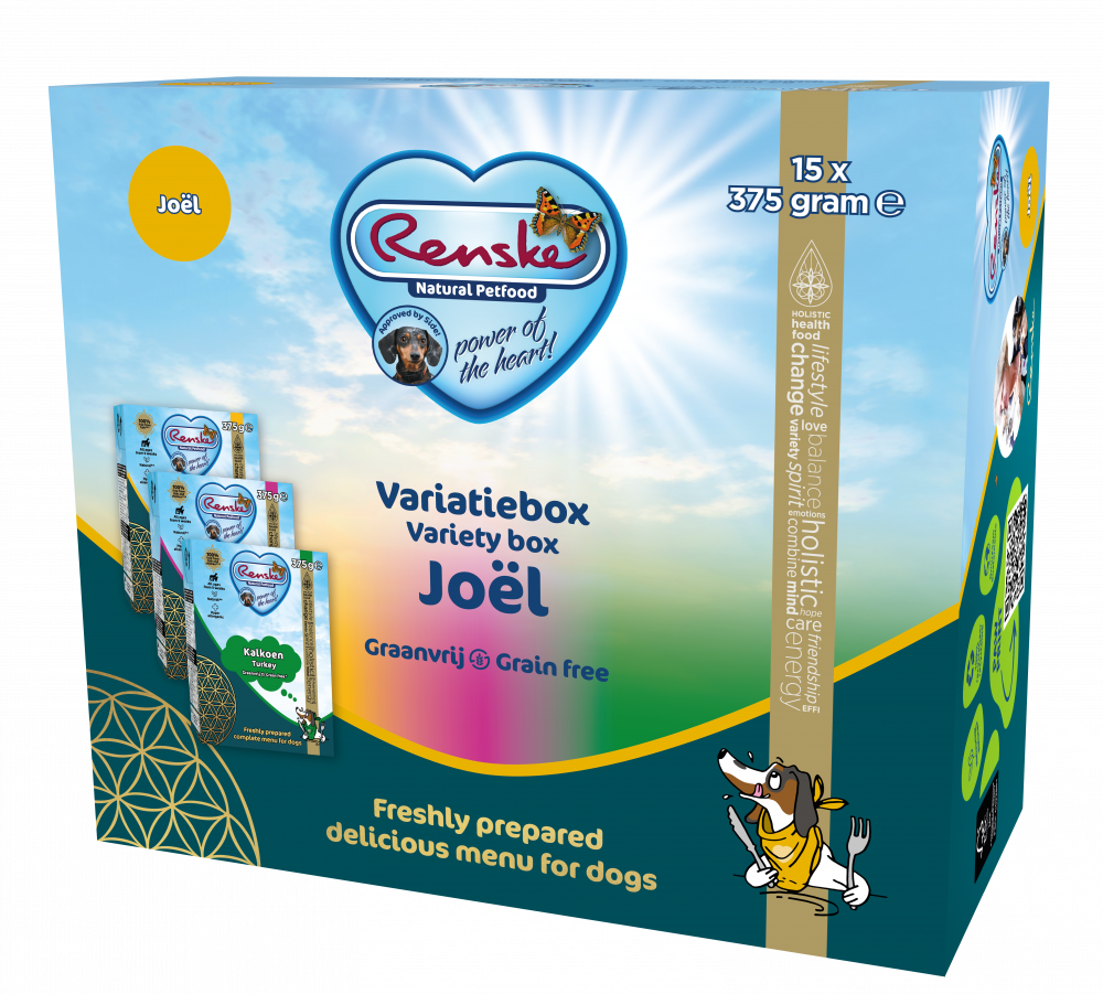 Renske vers hond variatiebox Joël graanvrij 15x375gr