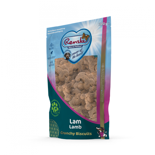 Renske gezonde beloning hond crunchy lam 1100gr