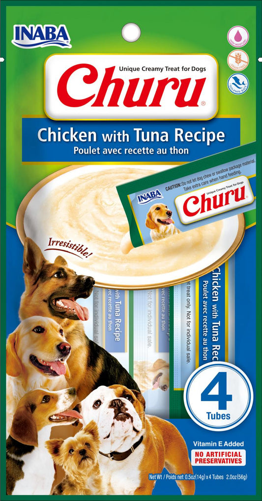 Inaba Churu dog chicken&tuna 4x14gr
