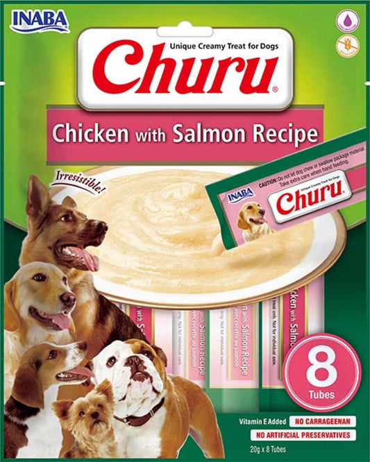 Inaba Churu dog chicken&salmon 8x20gr