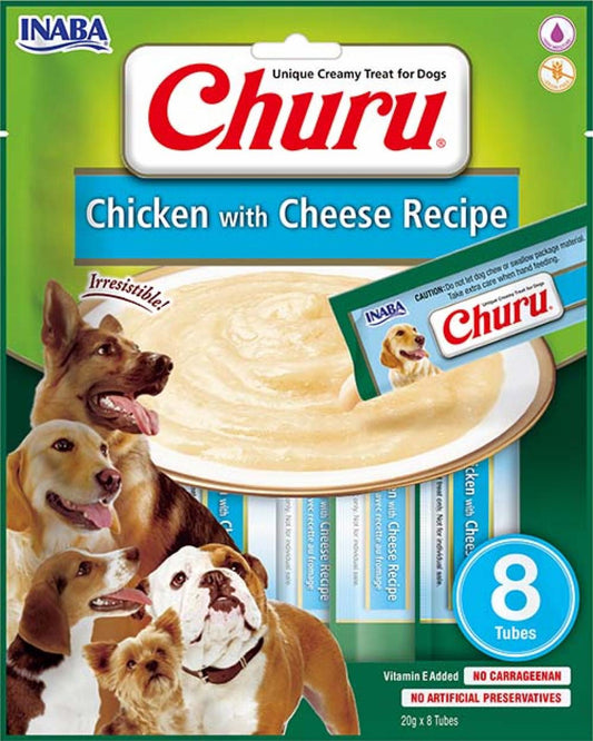Inaba Churu dog chicken&cheese 8x20gr